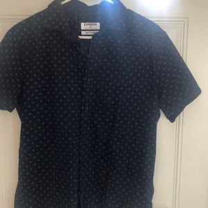 Express short sleeve button down shirt